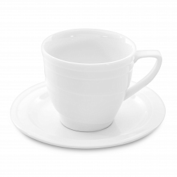 Чашка для кофе с блюдцем средняя 0,125л Hotel