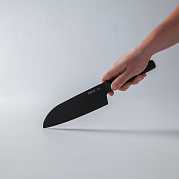 Нож Сантоку 16 см Black Kuro