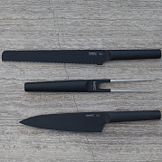 Ron нож для хлеба 23 см (черный)