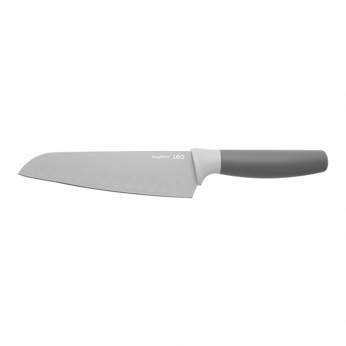 Нож сантоку 17см Leo (серый)